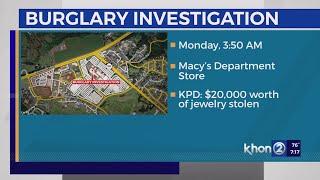$20,000 worth of jewelry stolen from Macy’s on Kauai
