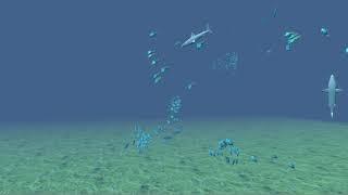 Boid Simulation of Predator Avoidance in Fish Schools