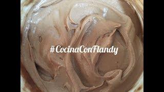 Eggless free and Gelatin free Chocolate Mousse - #CocinaConFlandy