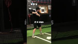 Do THIS to Stop Dropping Your Hands! #baseball #mlb #softball #swing #coaching #shorts