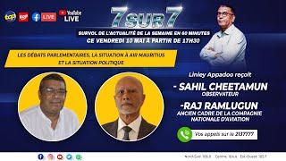 7Sur7 : Linley Appadoo reçoit les observateurs Sahil Cheetamun et Raj Ramlugun anciens cadres