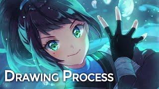 【Timelapse】Master of Water (Clip Studio Paint)