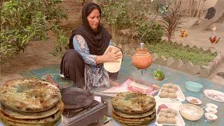 VILLAGE LIVING lI Making Aloo Paratha in Clay Pot | Village Life | Village Sham