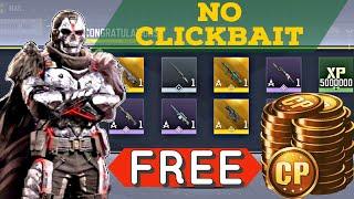 How to Get FREE CP and LEGENDARY WEAPONS || COD Mobile public test server SEASON 4 || Gaming Cafe