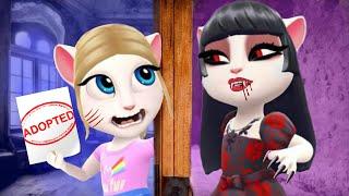 I Was Adopted by a Vampire! How to Become a Vampire! My Talking Angela 2