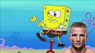 UFC fighters portrayed by SpongeBob Squarepants