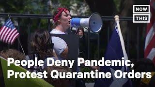 People Protest Coronavirus Stay-at-Home Orders | NowThis