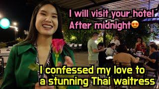 I will visit your hotel after midnight I confessed my love to a beautiful 22-year-old Thai waitress