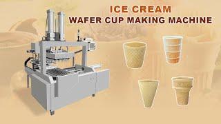 Wafer Cup Making Machine|Ice Cream Cone Maker|Mcdonald's Cone|Ice Cream Snow Cone Maker Machine