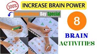 8 Brain gym Activities For Kids | Independence Day Special (Age 3+)