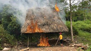 Asian girl Build a dream diary cabin in the Asian wilderness (full house 1)