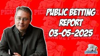 NBA Public Betting Report Today 3/5/2025 | Against the Public with Dana Lane