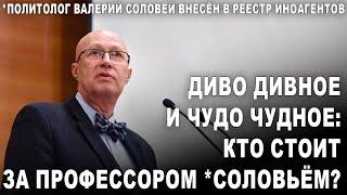 Диво дивное и чудо чудное: кто стоит за профессором *Соловьём?