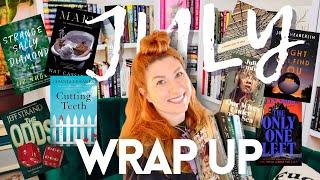 July Reading Wrap Up 2023 • Thriller Books • Horror Books •