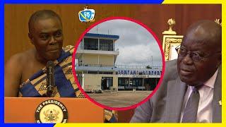 Dormaahene appealed to Prez to commission Sunyani Airport