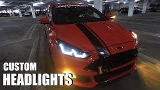 Ford Focus LED Halo Headlights - CAAutoParts