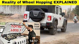 Reality | Why Arun Panwar damaged his THAR ROXX ? Solution of Thar Rear Wheels HOPPING | Explained