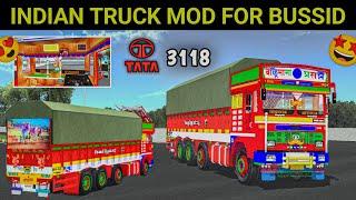 Indian truck mod for Bussid | New Tata 3118 Truck Mod Released | How to Add Truck Mod in Bussid v4.2