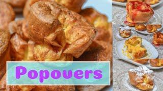 POPOVERS (mic dejun pufos cu doar 4 ingrediente) || DULCINELE 