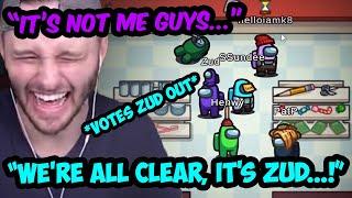 Zud MESSES UP SO HARD Infront of SSundee and Gets VOTED OUT as Imposter!