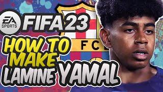 FIFA 23 | How to make Lamine Yamal updated + new stats Barcelona La MASIA PHENOM!