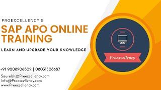 SAP APO Online Training | SAP Advanced Planning and Optimization (APO) Training with top trainer