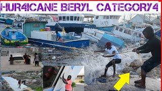 Hurricane Beryl Destroys Jamaica Houses With Life Thre@tning Winds | Shaneil Muir Lawsuit For EX?