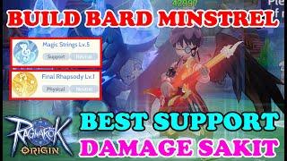 BUILD BARD MINSTREL BEST SUPPORT DAMAGE SAKIT Ragnarok Origin ROO