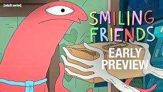 S2E3 PREVIEW: Allan's Paperclip Search | Smiling Friends | adult swim