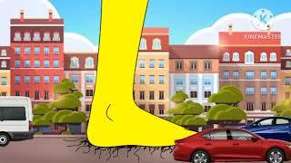 Giantess Yellow Fox walk at the City / Великанша Желтая Лисица гуляет по городу