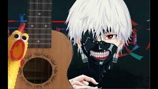 Токийский гуль на укулеле, табы /Unravel - Ukulele Tutorial OST Tokyo Ghoul tabs