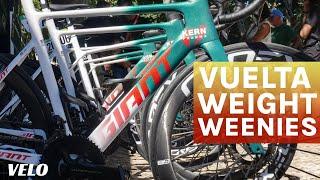 Vuelta Tech: Weightweenies in the peloton, and hot, hot tires.