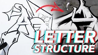 Graffiti Tutorial: How to improve Letter Structure | Letter A