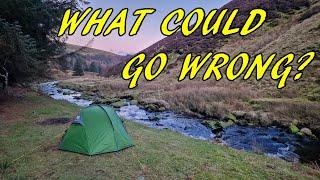 "Relaxing" River Side Peak District Wild Camp - Helm Compact 2