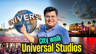 Universal Studios City walk Florida| Disney Spring se best hai?