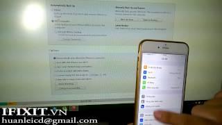 Hướng dẩn thoát ẩn Icloud Iphone, Ipad bằng file back up