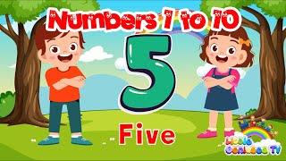 Counting 1-10 Song | Number Songs for Children | Little Geniuses