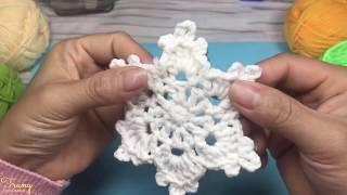 Cách móc len hình bông tuyết (chart móc bông tuyết) - Trang Handmade