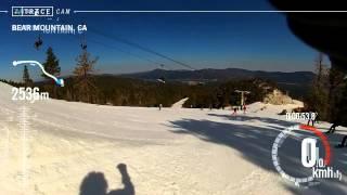 Trace: Skiing - Patrick Rennie at Bear Mountain