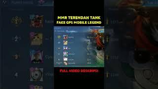 MMR TERENDAH TANK #shorts #short #shortvideo #shortsvideo #fakegpsnegarasepi #fakegpsmmrrendah