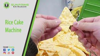 triangle popped chips processors  rice cake machine