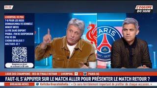 DÉBAT TRÈS TENDU : LE PSG A PERDU D’AVANCE AU MATCH ALLER C’EST IMPOSSIBLE DE GAGNER AU ANFIELD 