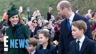 Prince George, Princess Charlotte & Prince Louis STEP OUT with Will & Kate for Christmas Service| E!