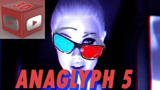 3d stereoscopic anaglyph real yt3d vr  demo 5 red blue glasses wyh78