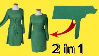  VERY EASY VERY ELEGANT You Will Love This Easy Dress/It Will Be Your Favorite