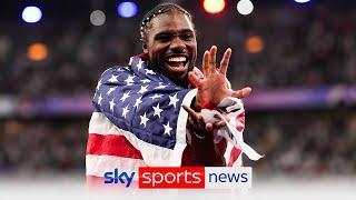 Noah Lyles wins men's 100m final in photo finish