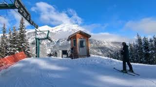 BreckSnowPro Mt Norquay Ski Video Banff Alberta Ski Run & Chairlift