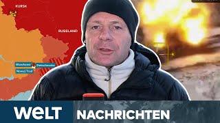 PUTINS KRIEG: Kursk-Offensiv der Ukraine! Kiew: Russen haben ganzes Bataillon verloren | WELT STREAM