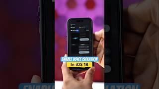 BEST iPhone FEATURE!!! Improve Voice in Calls on iOS 18 #iphone #audiocalls #tipsandtricks
