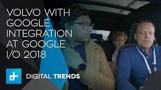 Volvo with Google Assistant Integration at Google IO 2018